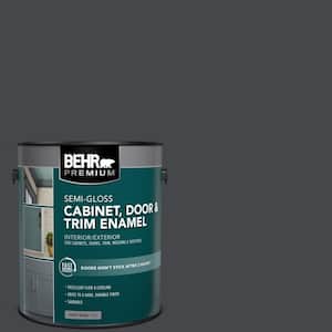 1 gal. #PPU26-23A Dark Secret Semi-Gloss Enamel Interior/Exterior Cabinet, Door & Trim Paint