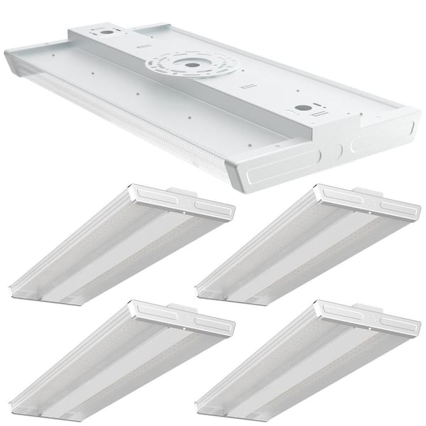 Unbranded Diamond 4 ft. LED High Bay Shop Light - 265W Equiv.1000W,37100LM 5000K Linear Hanging Light for Warehouse,4-Pack