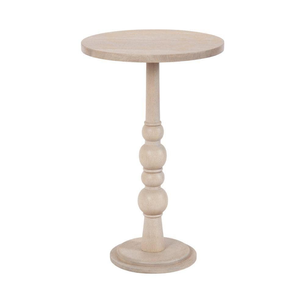 Wegner 16 in. White Round Wood End Table price history on PriceWatchPro