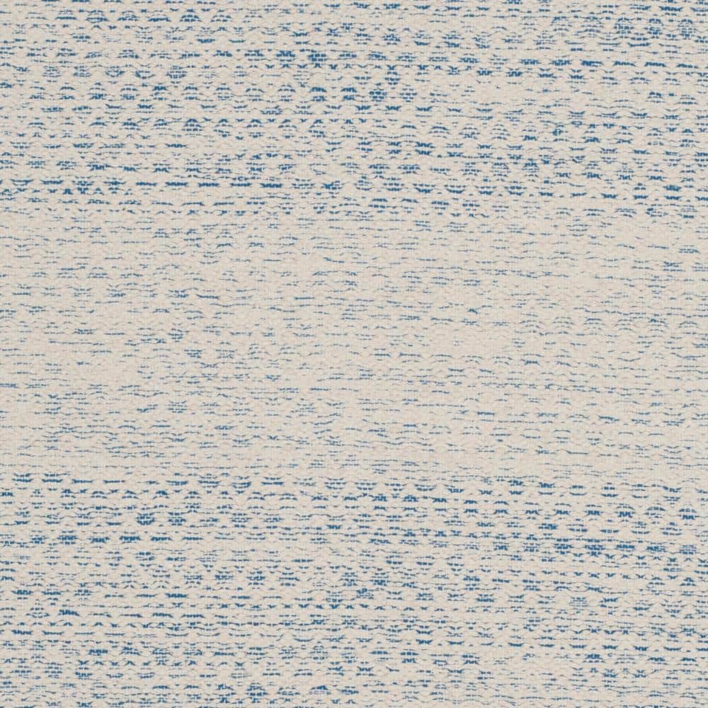 Handmade Blue/Ivory Cotton Flat Woven 4' x 6' Area Rug