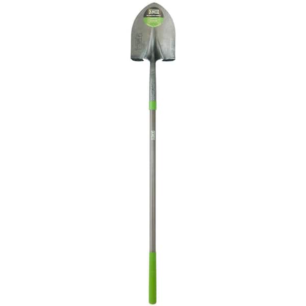 Ames 46.5 in. Fiberglass Handle Steel Blade Digging Shovel with Comfort Step