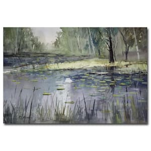 Tranquility by Ryan Radke Floater Frame Nature Wall Art 32 in. x 22 in.