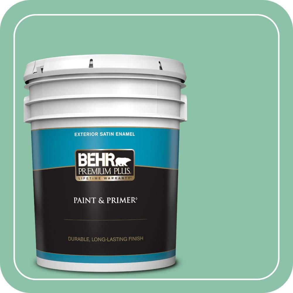 5 gal. Home Decorators Collection #HDC-WR14-8 Spearmint Frosting Satin Enamel Exterior Paint & Primer price history on PriceWatchPro