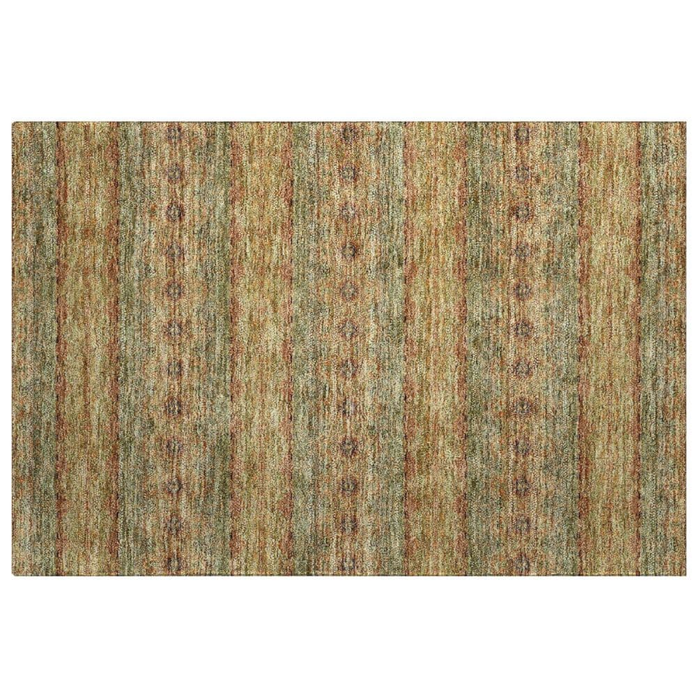 Dream Shag Premium Machine Washable Abstract ADS615 Green 2 ft. x 3 ft. Accent Rug price history on PriceWatchPro