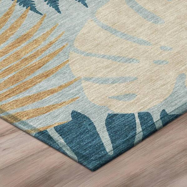 Chantille Machine Washable Indoor/Outdoor Abstract ACN3009 Sky 5 ft. x 7 ft. 6 in. Area Rug