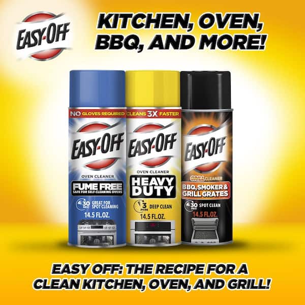 Quality Chemical Oven Cleaner & Grill Cleaner - Heavy-Duty/Fast Acting &  Easy to Use/Degreaser/Heavy Duty Oven Cleaner/Best Oven Cleaner/Made in USA  
