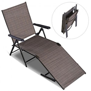 Metal Outdoor Patio Pool Adjustable Fashion Simple Stlye Chaise Lounge