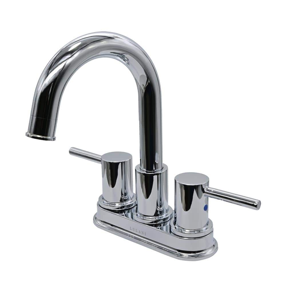 St. Lucia Chrome 4" Centerset Bathroom Faucet