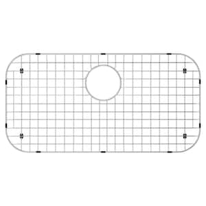 14 in. x 27 in. Sink Bottom Grid for Select Houzer Sinks in Stainless Steel