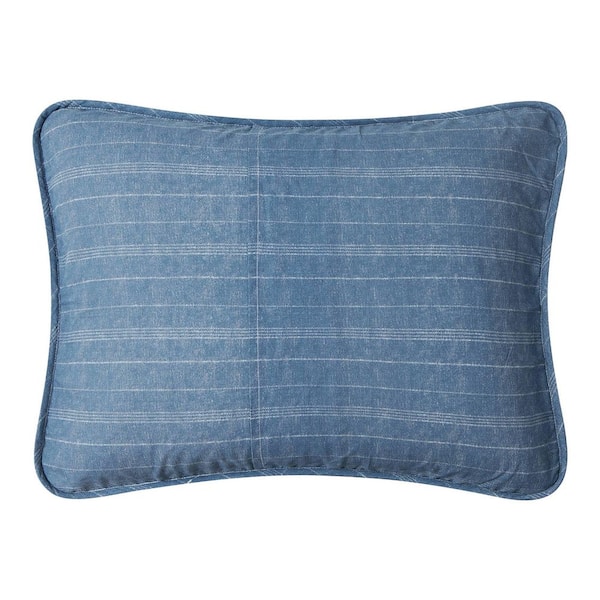 Nautica Addison 2-Piece Blue Cotton Twin Quilt Set USHSA91225601 - The Home  Depot