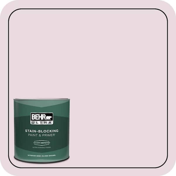 BEHR ULTRA 1 qt. #S120-1 Wine Pairing Extra Durable Semi-Gloss Enamel Interior Paint & Primer