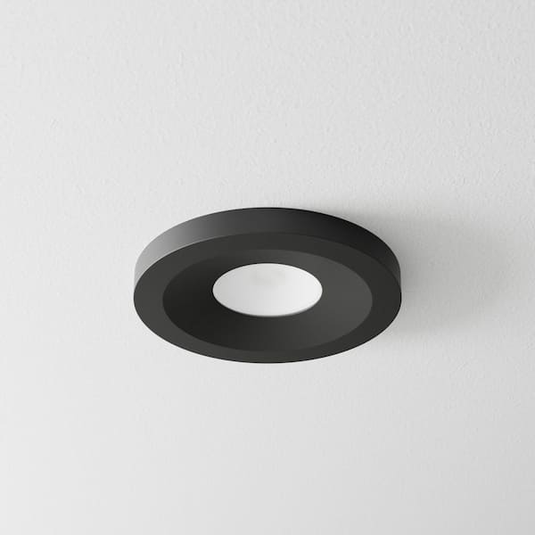 4 in. Black Recessed Light Flush Trim (24-Pack)-for LED Module