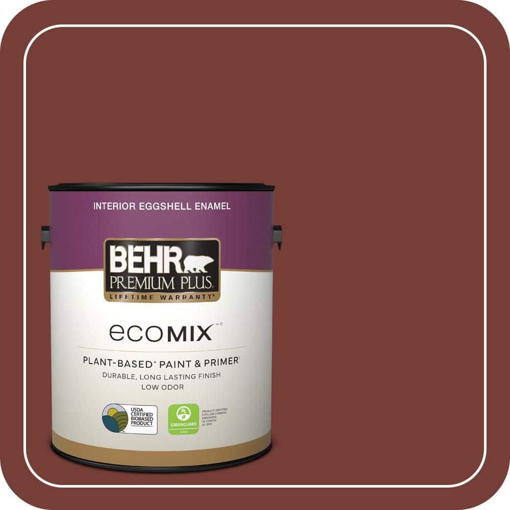 1 gal. #BXC-76 Florence Red Eggshell Enamel EcoMix Plant-Based Interior Paint & Primer price history on PriceWatchPro