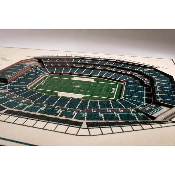 YouTheFan NFL Philadelphia Eagles 5-Layer Stadiumviews 3D Wooden Wall Art  5029110 - The Home Depot