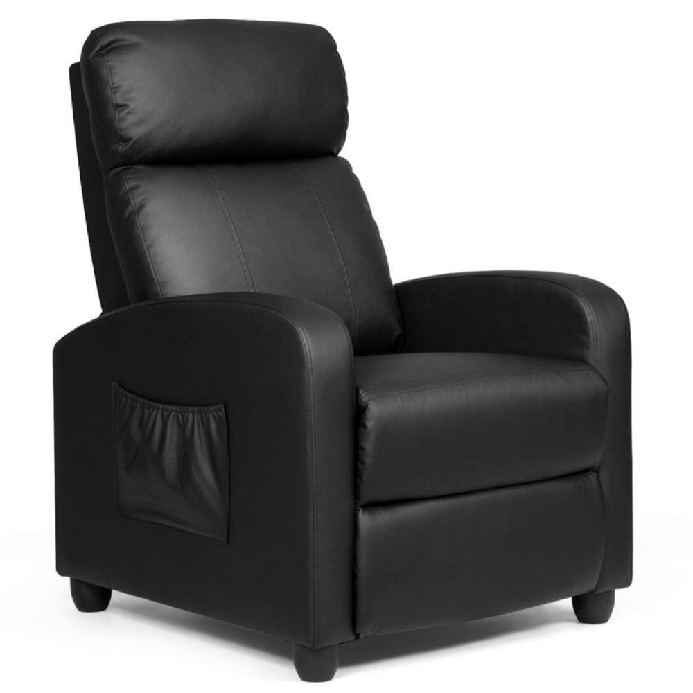 costway-black-with-padded-seat-ergonomic-adjustable-recliner-massage