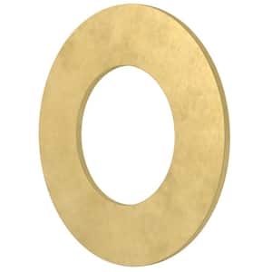 3/8 in. Brass Flat Washer (6-Pack)