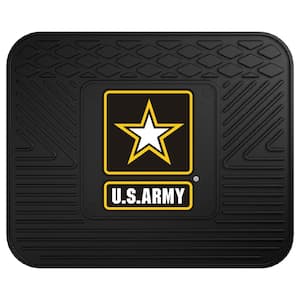 U.S. Army Heavy-Duty 17 in. x 14 in. Vinyl Utility Car Mat