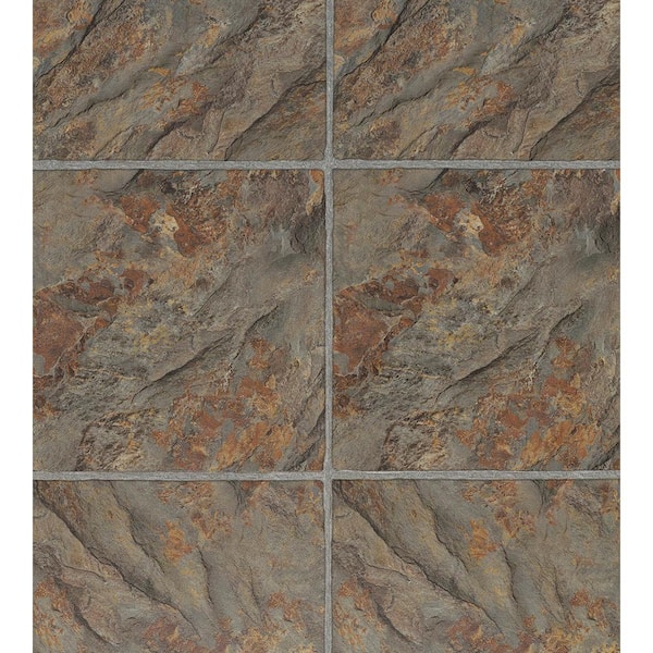 Islander Florentine Slate 12 in. x 36.61 in. Luxury Vinyl Tile Flooring (15.26 sq. ft. / case)