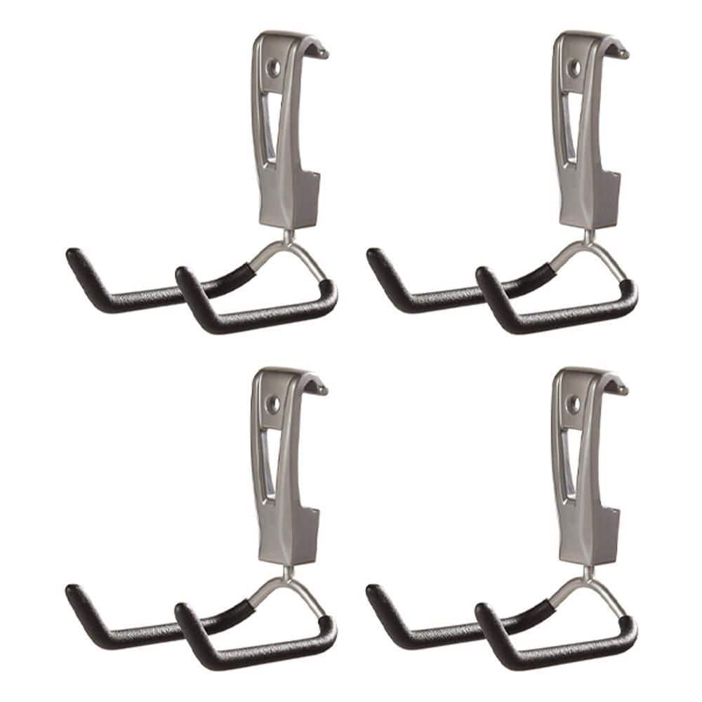 Aluminum Wall Mounted Utility Hook Set for Garage Storage