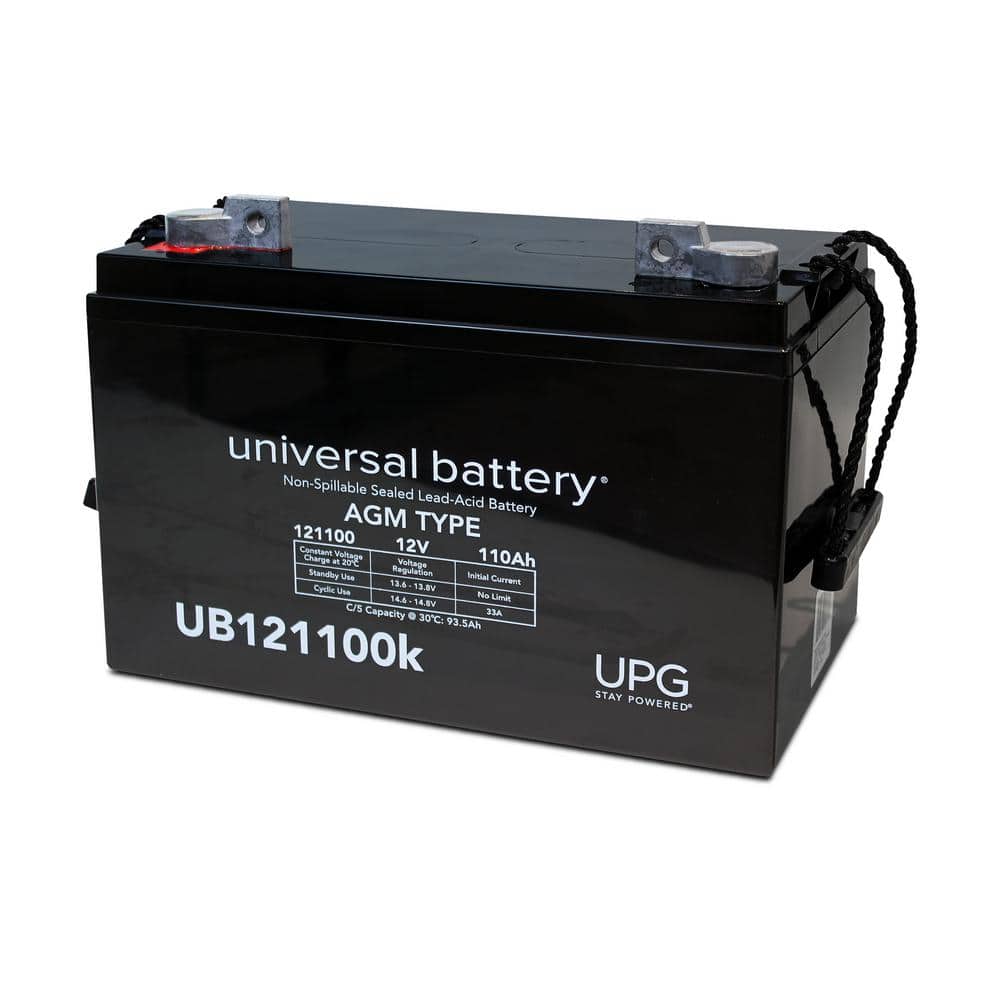 UPG 12-Volt 110 Ah FL1 Terminal Sealed Lead Acid (SLA) AGM