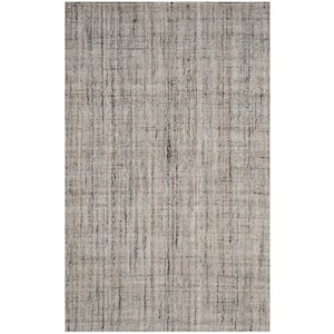 Abstract Camel/Black Doormat 2 ft. x 3 ft. Striped Area Rug