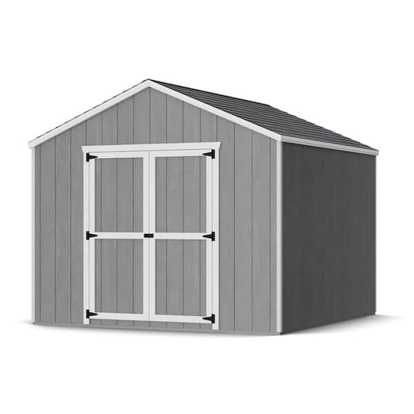 Value Gable 10 ft. x 10 ft. Outdoor Wood Storage Shed Precut Kit (100 sq. ft.)