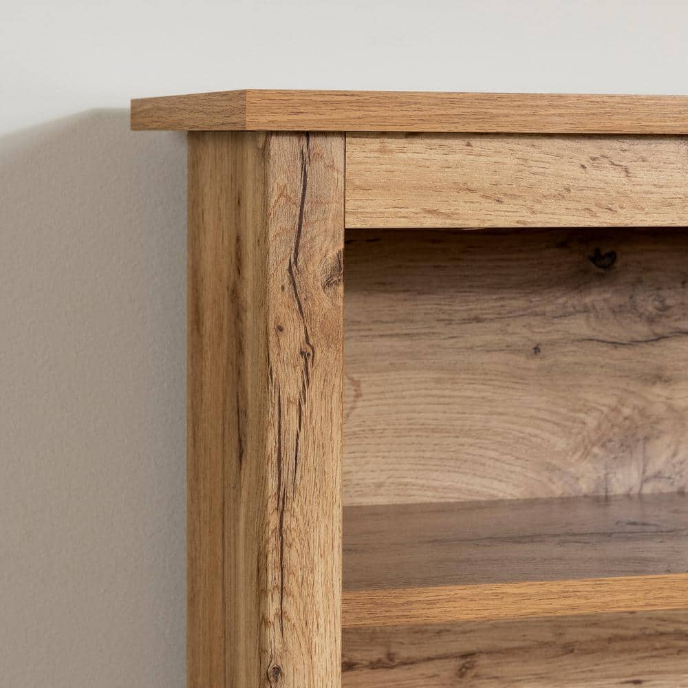Twin Nordik Oak Wood Headboard with Storage