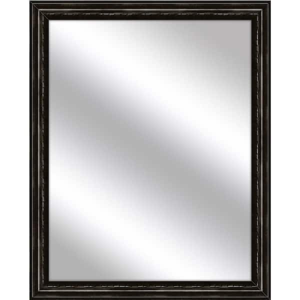 PTM Images Medium Rectangle Dark Bronze Art Deco Mirror (30.75 in. H x 24.75 in. W)