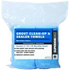 SuperiorBilt 18 in. x 18 in. Microfiber Grout Clean-Up and Sealer Towels (6 Pieces / Bag)