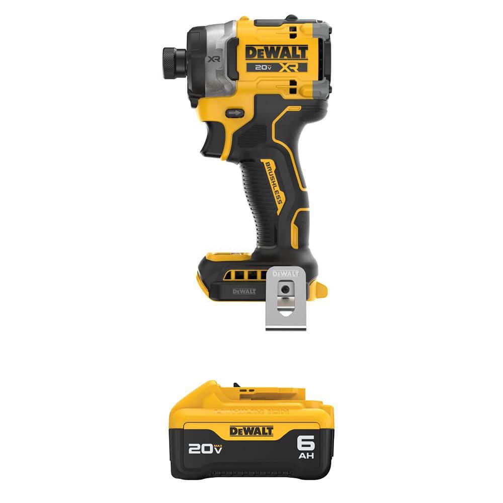 20-Volts MAX XR Lithium-Ion Cordless 1/4 in. Impact Driver with 20-Volts MAX Lithium-Ion 6.0 Ah Battery Pack price history on PriceWatchPro