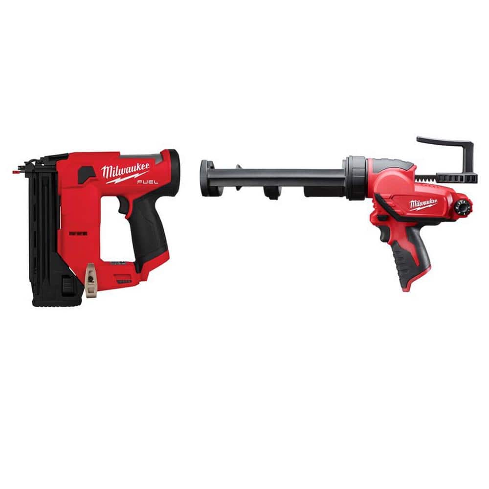 Milwaukee M12 FUEL 12Volt LithiumIon Brushless Cordless 18Gauge 11/2 in. Compact Brad Nailer