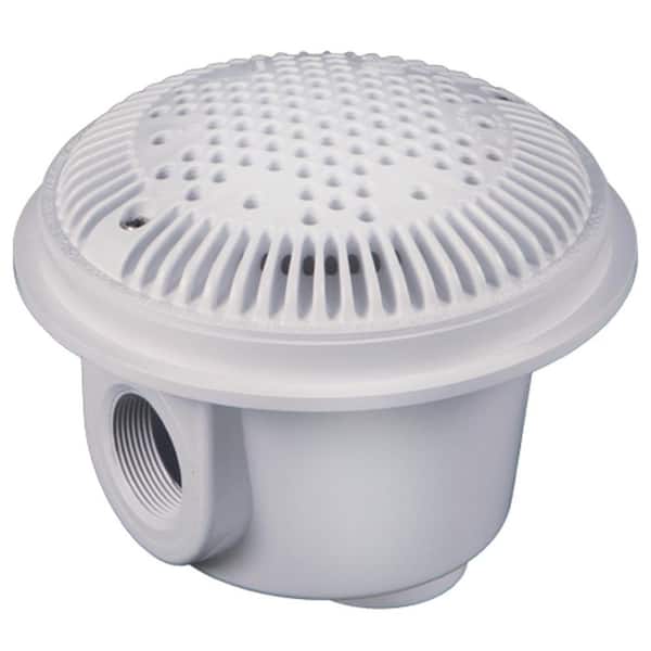 8 in. Round Dual 2 in. FIP x 2 in. FIP Suction Outlet for Concrete Pools (2-Pack) for Swimming Pools