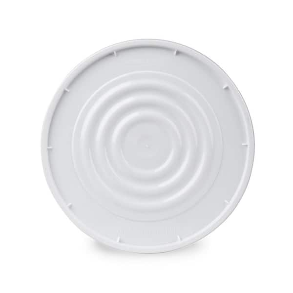 2 Gal. PLASTIC PAINT BUCKET LID in White