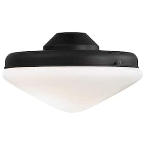 Aire 2-Light Ceiling Fan LED Textured Black Universal Light Kit