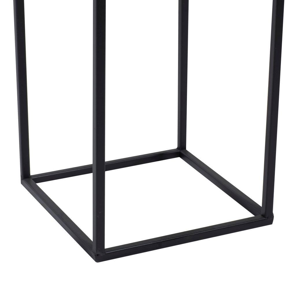 Set of 3 Black Iron Modern Plant Stands
