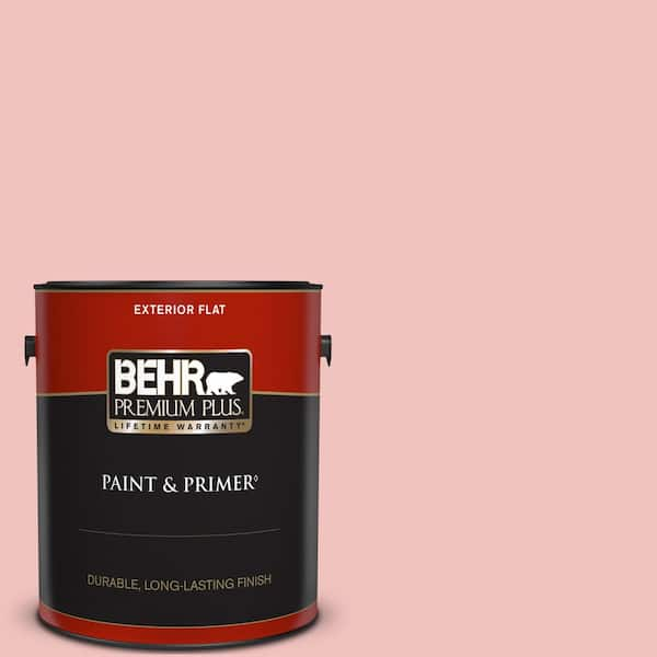 BEHR PREMIUM PLUS 1 gal. #M160-2 Taffy Twist Flat Exterior Paint & Primer