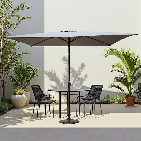 6 ft crank patio umbrella Punchau Outdoor - White Market Umbrella, Easy the PURPLE LEAF umbrella is a versatile choice that enhances the comfort and ambiance of your patio or garden California Umbrella 6' Market Umbrella;