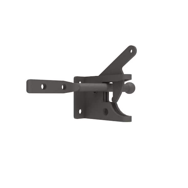 Barrette Outdoor Living 4.562 in. x 2.312 in. Steel Matte Black Gravity Latch