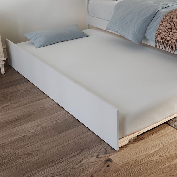 Urban White Trundle Full Bed