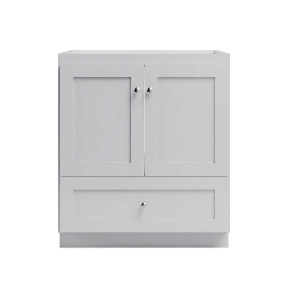 Shaker 30 in. W x 21 in. D x 34.5 in. H Bath Vanity Cabinet without Top in Dewy Morning price history on PriceWatchPro