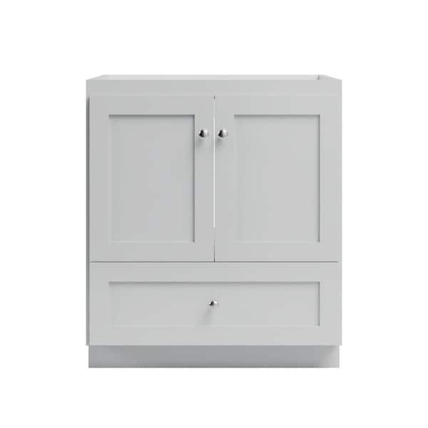 Shaker 30 in. W x 21 in. D x 34.5 in. H Bath Vanity Cabinet without Top in Dewy Morning