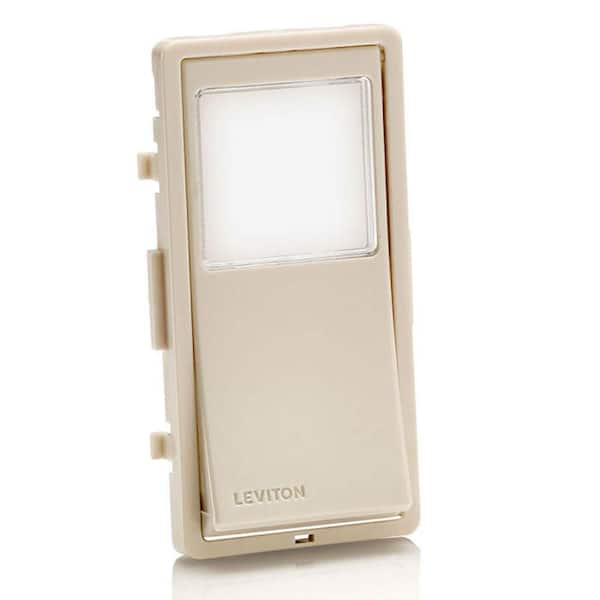 Leviton Decora 24-Hour Programmable Timer Switch Faceplate, Light Almond VPTKT-T