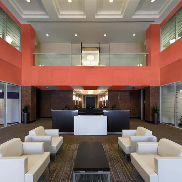 1 gal. #HDC-MD-10G Mod Orange Eggshell Interior Paint