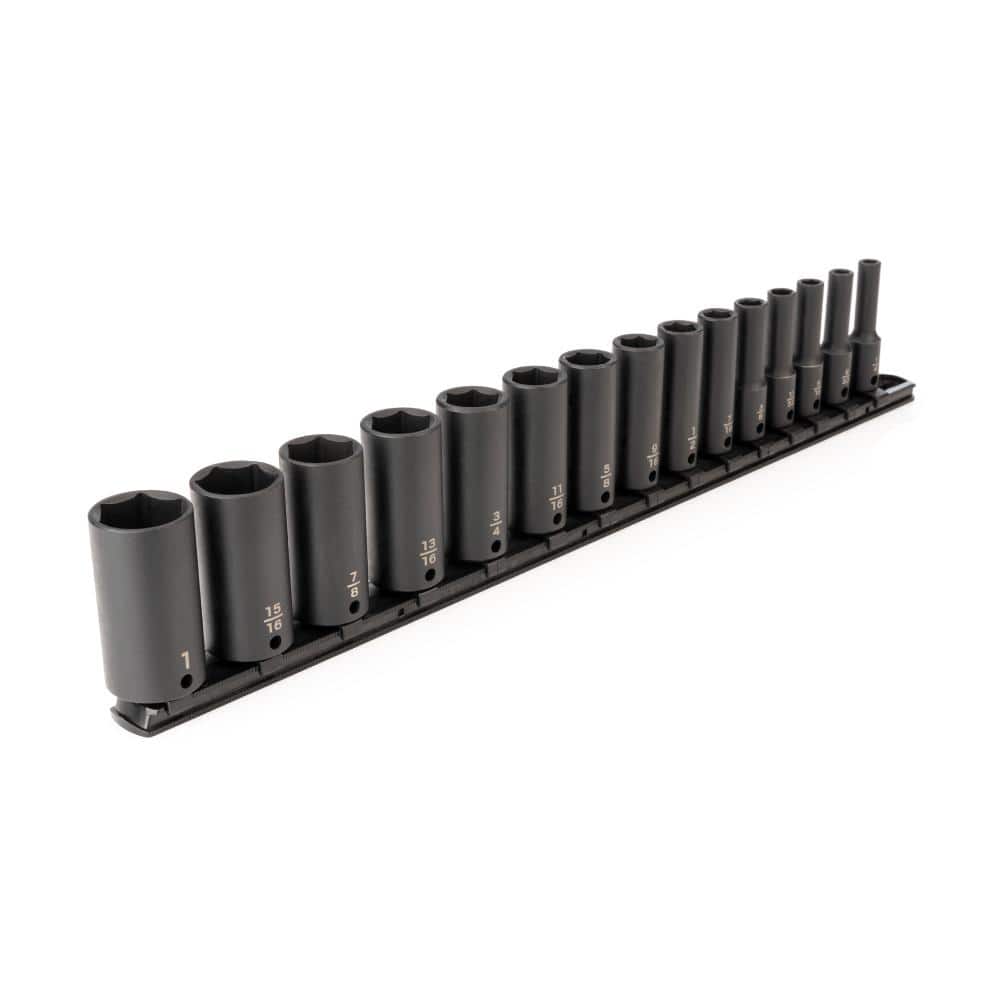 3/8 in. Drive Deep 6-Point Impact Socket Set, 15-Piece (1/4 in. - 1 in.) price history on PriceWatchPro