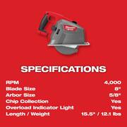 M18 FUEL 18-V 8 in. Lithium-Ion Brushless Cordless Metal Cutting Circular Saw with 1/2 in. Hammer Drill/Driver