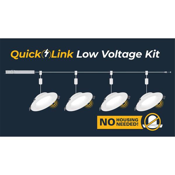 HALO HOME QuickLink 6 in. White Bluetooth Smart Canless Integrated