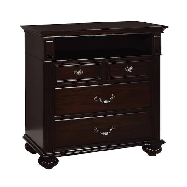 Syracuse Dark Walnut Media Chest