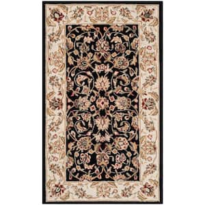 SAFAVIEH Chelsea HK78D Hand-hooked Taupe / Ivory Rug 3' round, 3' round -  Ralphs