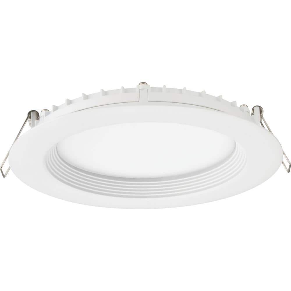 Wafer 6" Slim LED Downlight in Matte White for Indoor/Outdoor Use