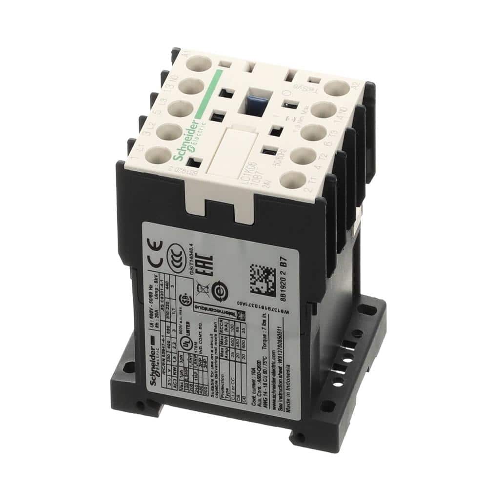 3-Pole Contactor With Auxiliary Contact, 6 Amp, 24 V, Lc1K06 price history on PriceWatchPro